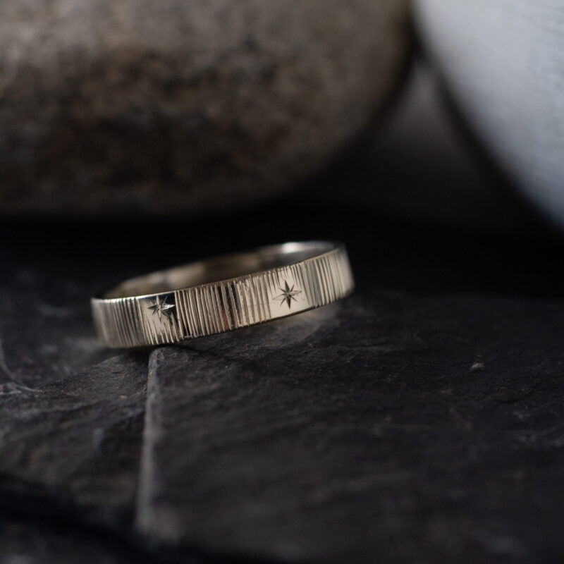 Ursa Major - ouro branco 18k